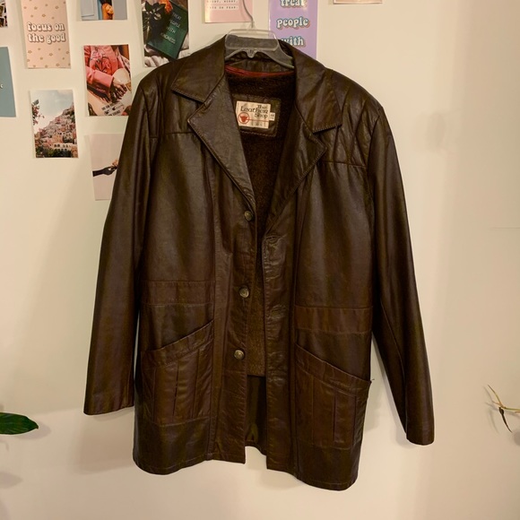 The Leather Shop Other - 🐻 VINTAGE REAL LEATHER JACKET 🐻
